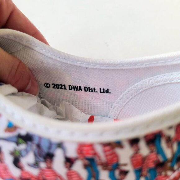 Vans Off The Wall x Where's Waldo Classic Skate Sneakers Women's 7 / Men's 5.5 - Picture 9 of 12